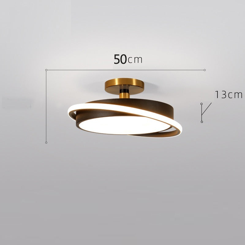 Chambre Lumière Nordique Simple Moderne Lumière De Luxe Créatif Ronde Led Plafonnier Restaurant Designer Chambre Principale Lumière