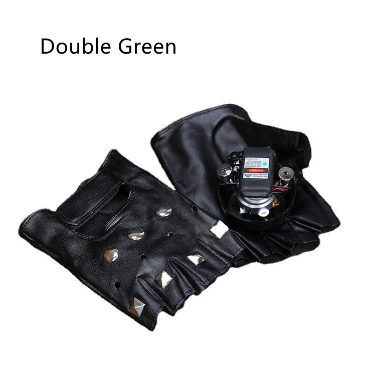 Rotating Laser LED Light-emitting Gloves