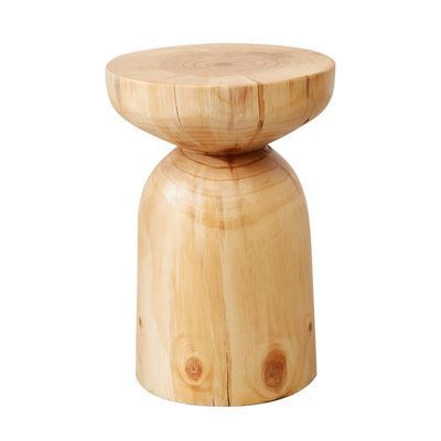 Nordic Homestay Log Stool Decoration Tea Table