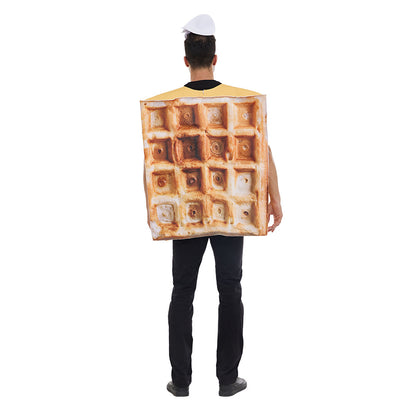 Costume de jeu d'Halloween Gaufre Muffin anglais