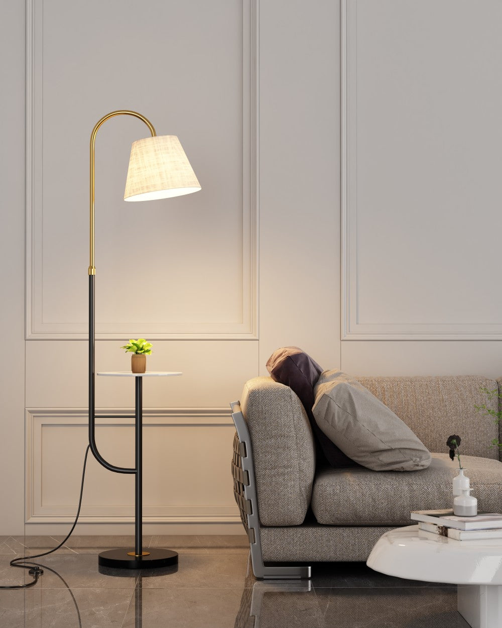 Wireless Charging Nordic Ins Floor Lamp