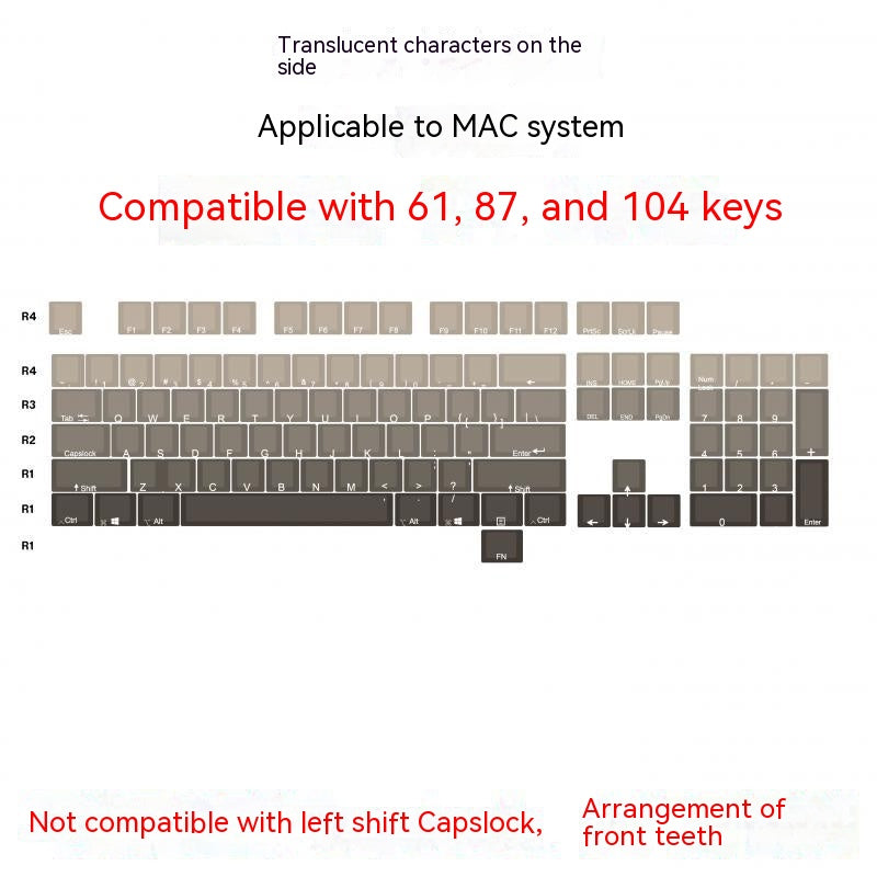 Teclado Bluetooth mecánico competitivo con radio simple gradiente 64