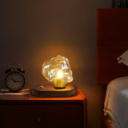 Lampe de table en glace, décoration de chevet, petite veilleuse