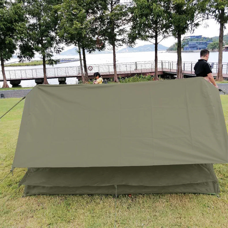 Tente rétro en tissu Oxford pour camping en plein air