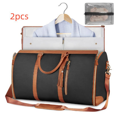 Bolso de viaje de gran capacidad, bolso de mujer, bolso plegable para traje, bolsos de ropa impermeables