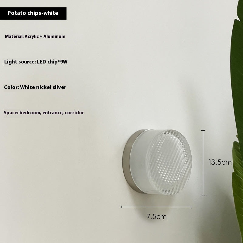 Lampe murale nordique pour chambre à coucher, couloir, salon, canapé, arrière-plan