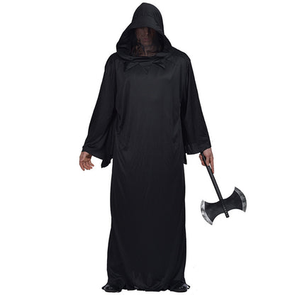 Halloween Costume Cold Black Robe Props Costume