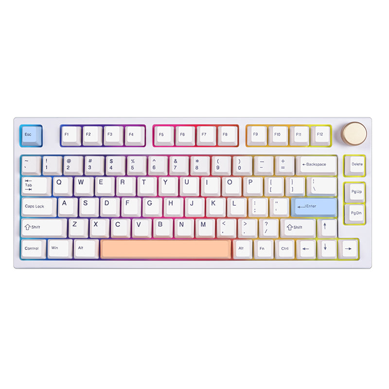 Portable Hot-swappable Bluetooth Tri-mode Mechanical Keyboard