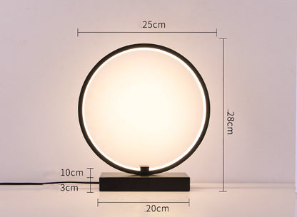 Lampe de table à intensité variable de personnalité créative de ménage minimaliste moderne