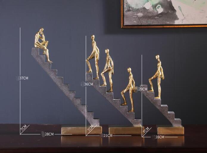 Individualité Art Sculpture Œuvres Penseur Escalade Ornements