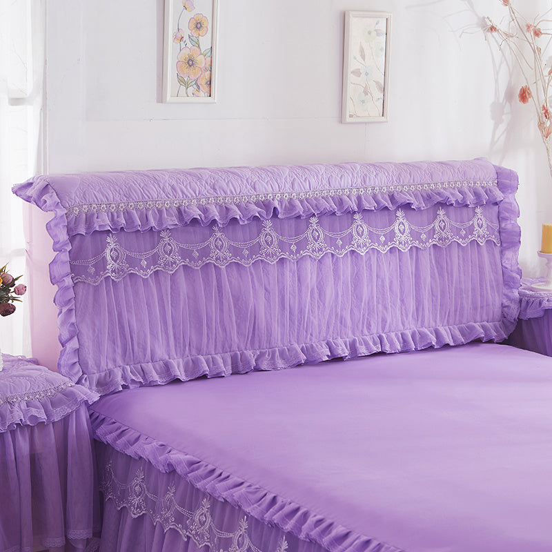 Korean Version Of The Princess Quilted Thickened Elastic All-inclusive Bed Cover Bed Head