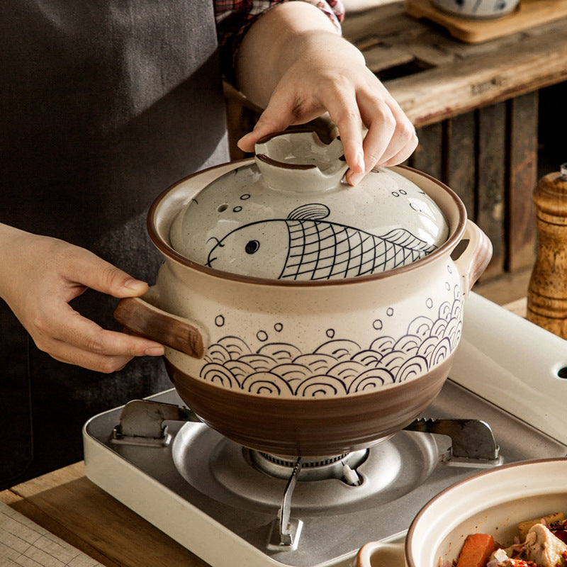 Household Japanese Casserole Claypot Rice Dedicated Ceramic Pot