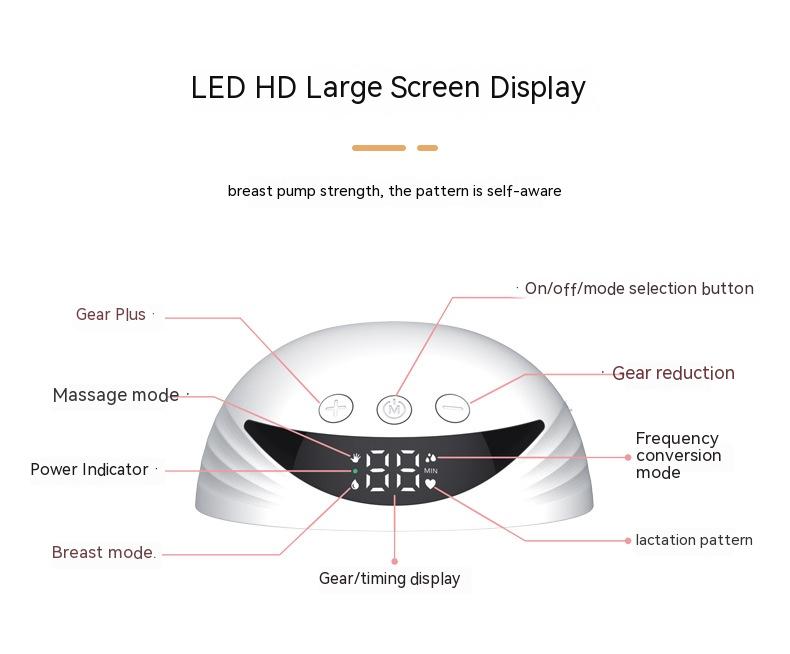 Smart Wearable Electric Breast Large Capacity