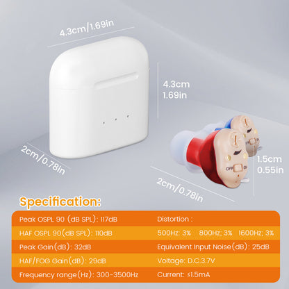 TWS Magnetic Wireless Charging Chamber Acoustic Hearing Aid