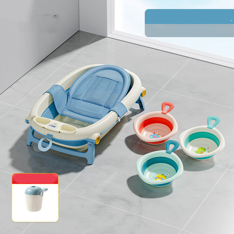 Baignoire pour bébé pliable à domicile Antibiosis