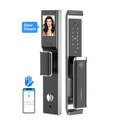 Fully Automatic Anti-theft Door Lock Bluetooth Cat's Eye Monitoring