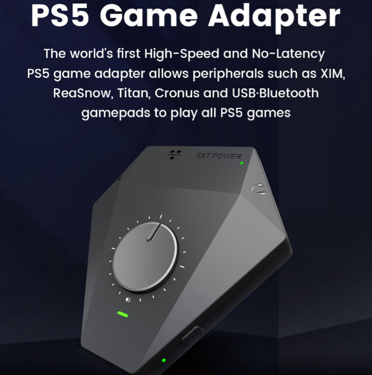 PS5 Game Keyboard Mouse Converter P5 Adapter Macro Custom Button