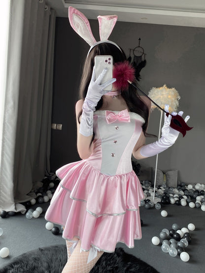 Halloween Cute Rabbit Large Maid Nightgown