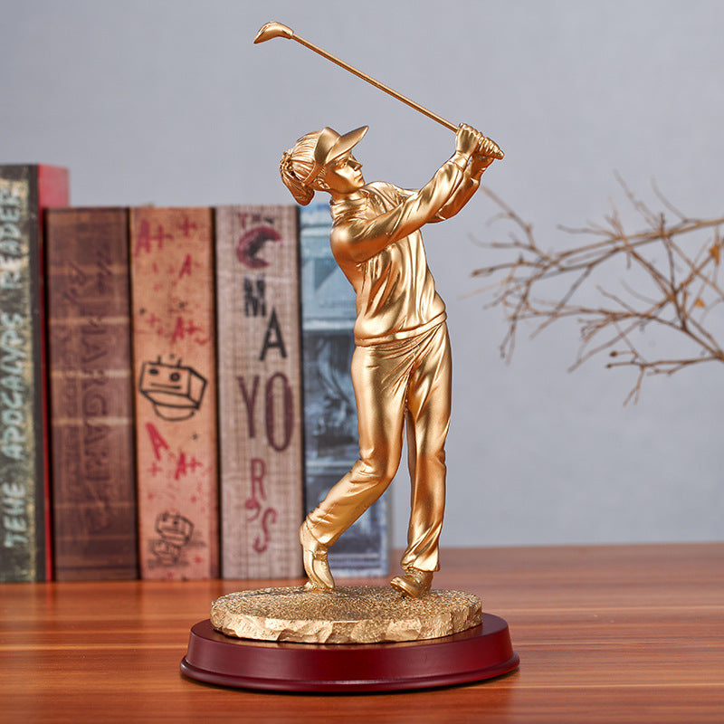 Creative Home Resin Golf Character Decoration