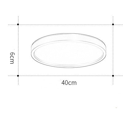 Luz de techo Led Simple moderna, luz de estudio nórdica, luz de dormitorio principal para habitación