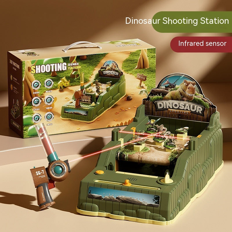 Mesa de tiro de dinosaurios Entrada educativa para niños