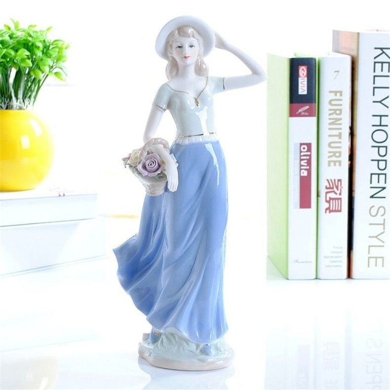 Ceramic Doll Modern Home Decoration Handicraft