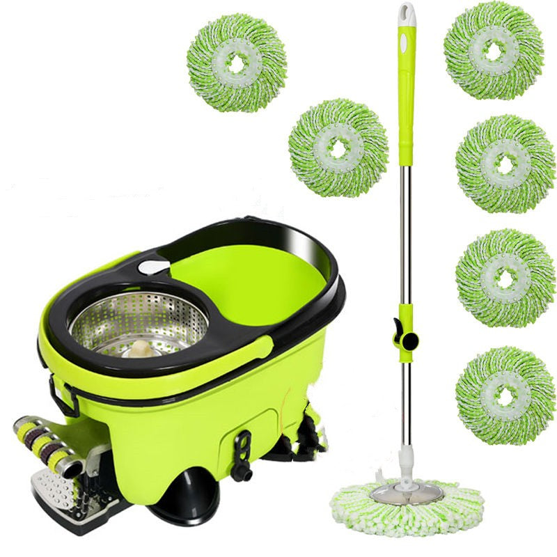 Four Drive Foot On Rotary Mop Bucket