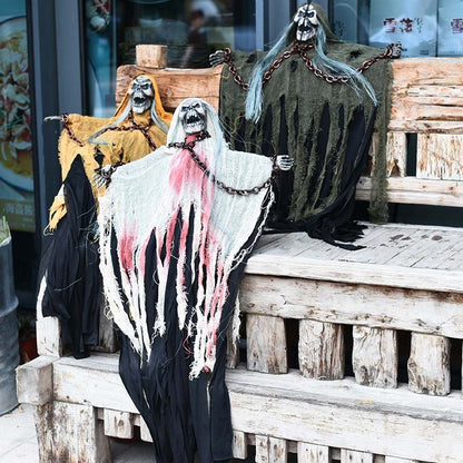 Cadena de accesorios para Halloween que cuelga decoraciones de fantasmas