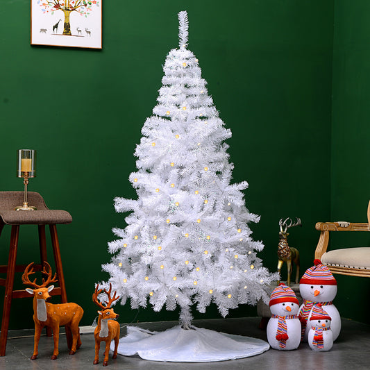 Nouvelle décoration de Noël de luxe Crypto Home de 1,5 et 1,8 m, sapin de Noël blanc