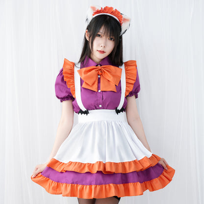 Halloween Costume Loli Uniform Maid