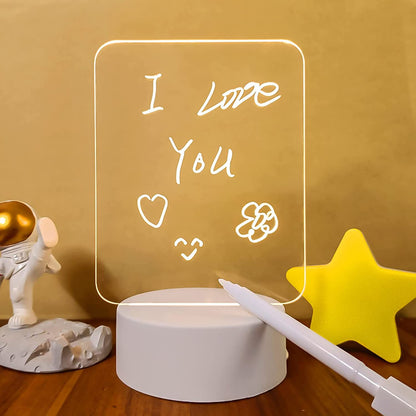 Message Board Small Night Lamp Note Board