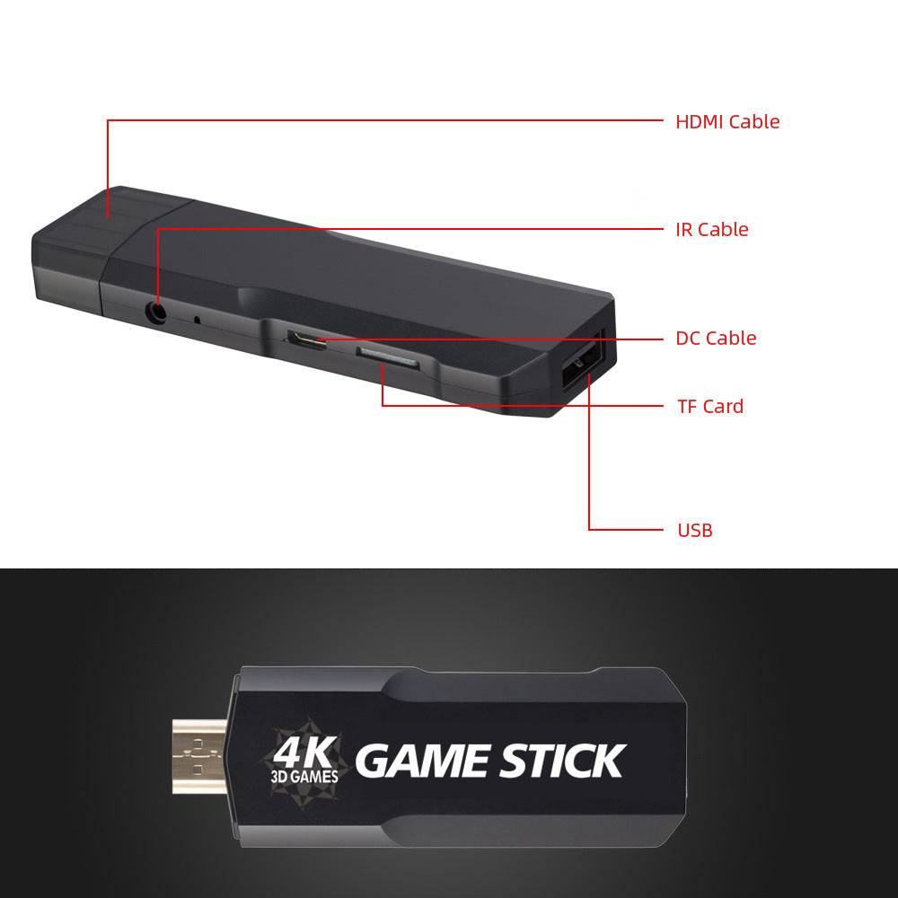 Consola de juegos 4K HD para dos jugadores