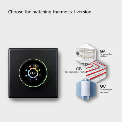 Thermostat en plastique pour chauffage au sol, synchronisation de l'intelligence numérique