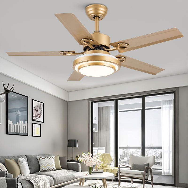 Modern Home Dining Room Bedroom Large Wind Integrated With Light Fan