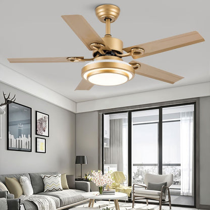 Modern Home Dining Room Bedroom Large Wind Integrated With Light Fan