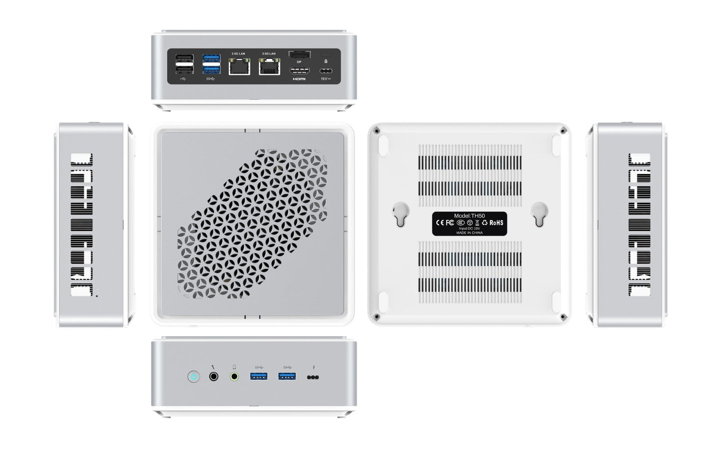 MINISFORUM Mini PC TH50 Core I5-11320H Mini HD Oficina Micro Host