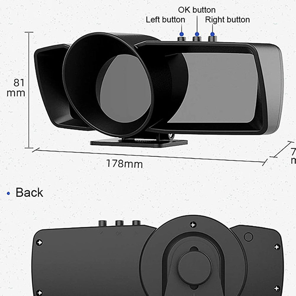 Trip Computer High-definition LCD Display