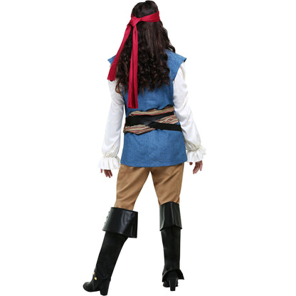 M-XL Masquerade Halloween Pirate Uniform