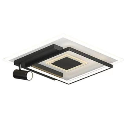 Nordic Led Rectangular Ceiling Lamp Atmosphere