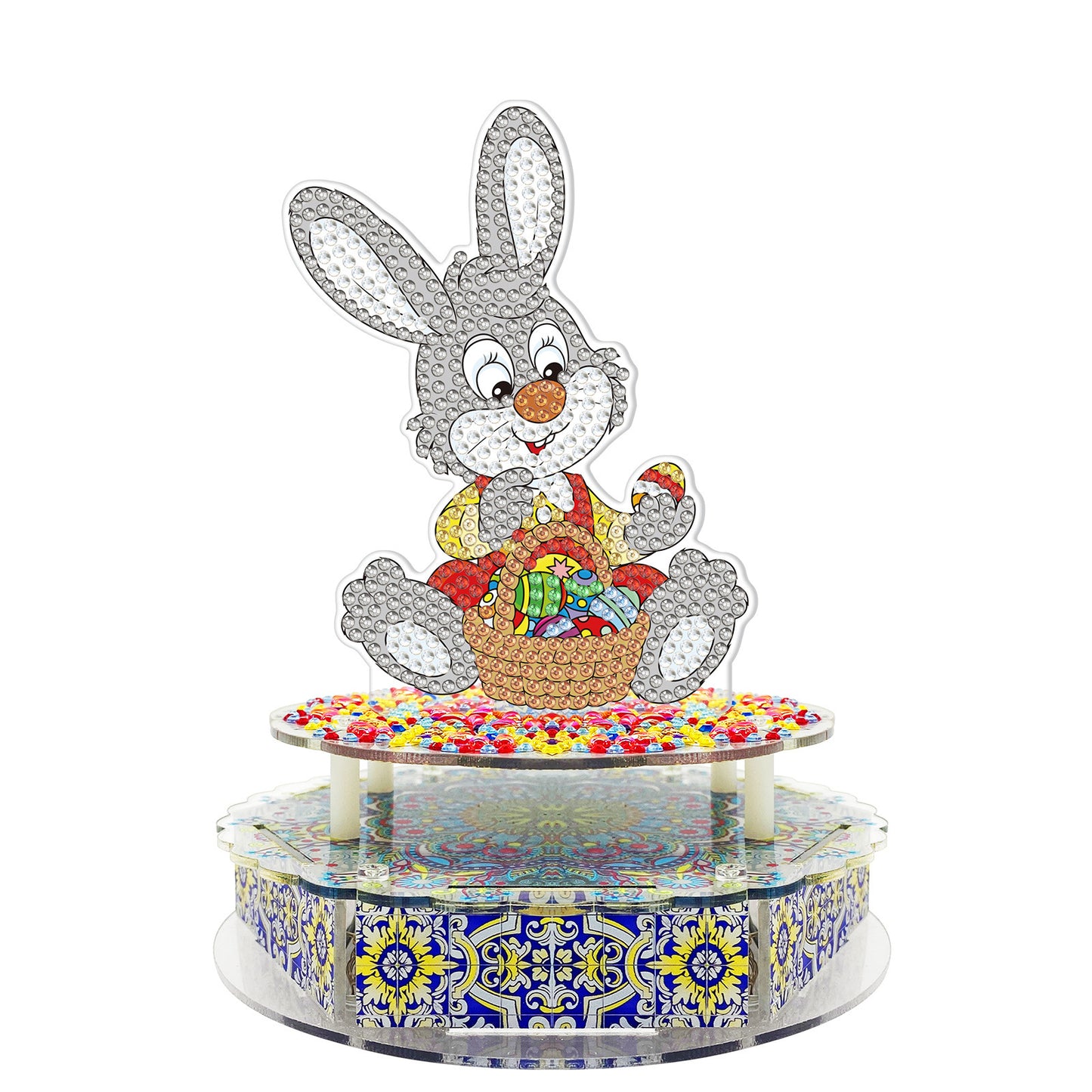 Handmade Point Diamond Halloween Easter Decoration Music Box Diy Diamond Painting