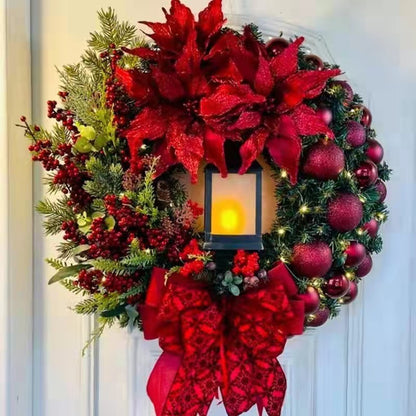 Décorations de Noël pour les fêtes de Jésus à suspendre à la porte