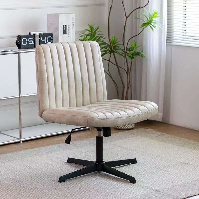 Chaise d'ordinateur longue assise confortable en Faux cuir, levage minimaliste pour la maison