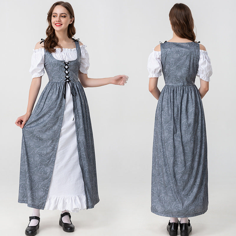 Halloween Literary Retro Dress Costume Set