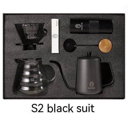 Ensemble de café à main de Style Simple américain, ensemble de cinq pièces avec cafetière, cadeau