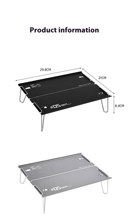 Table pliante extérieure d'alliage d'aluminium de camping de la série 05