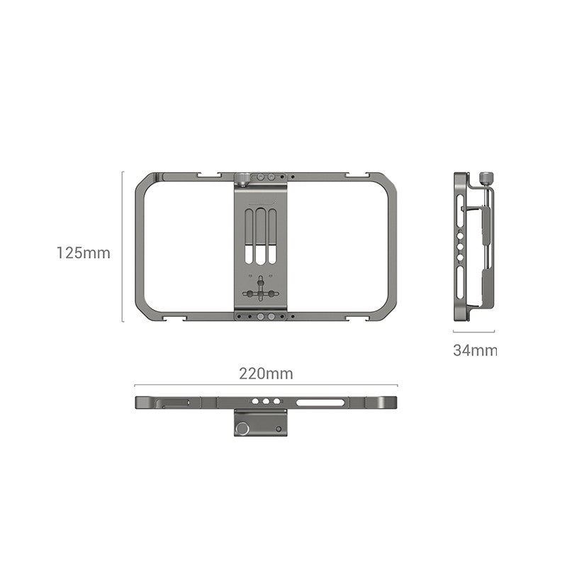 Kit de cage à lapin à deux mains pour filmer des vidéos