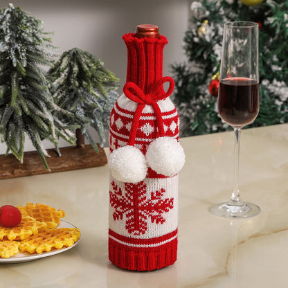 Home Fashion Christmas Bottle Holder