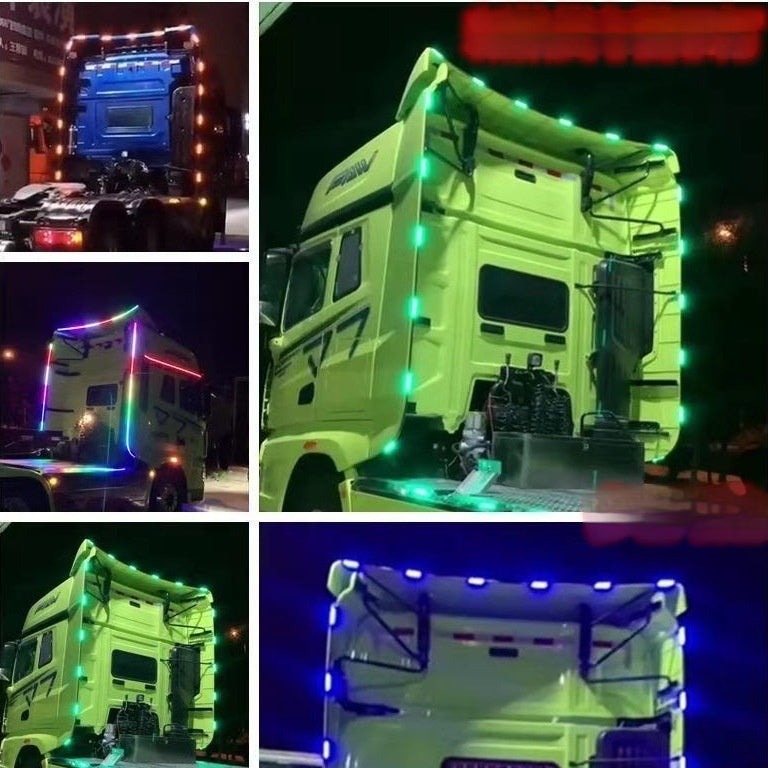 Lumière d'ambiance de Modification de camion, feux de circulation colorés