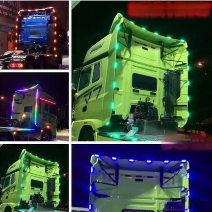 Lumière d'ambiance de Modification de camion, feux de circulation colorés