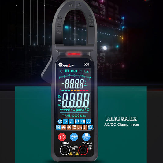 Full-featured Color Screen Automatic Identification Of AC And DC Clamp-type Multimeter